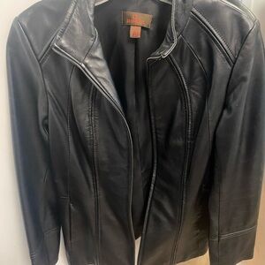 Danier Women's Black Leather Jacket